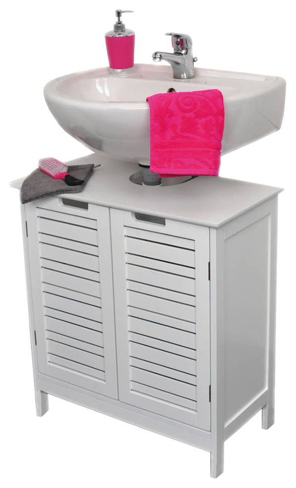 pedestal sink cabinet black